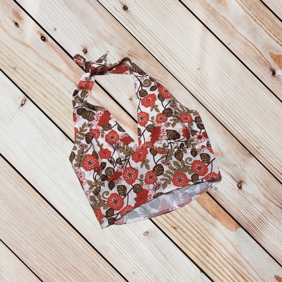 ROMWE Tops - ROMWE size 2(XS) floral cropped halter